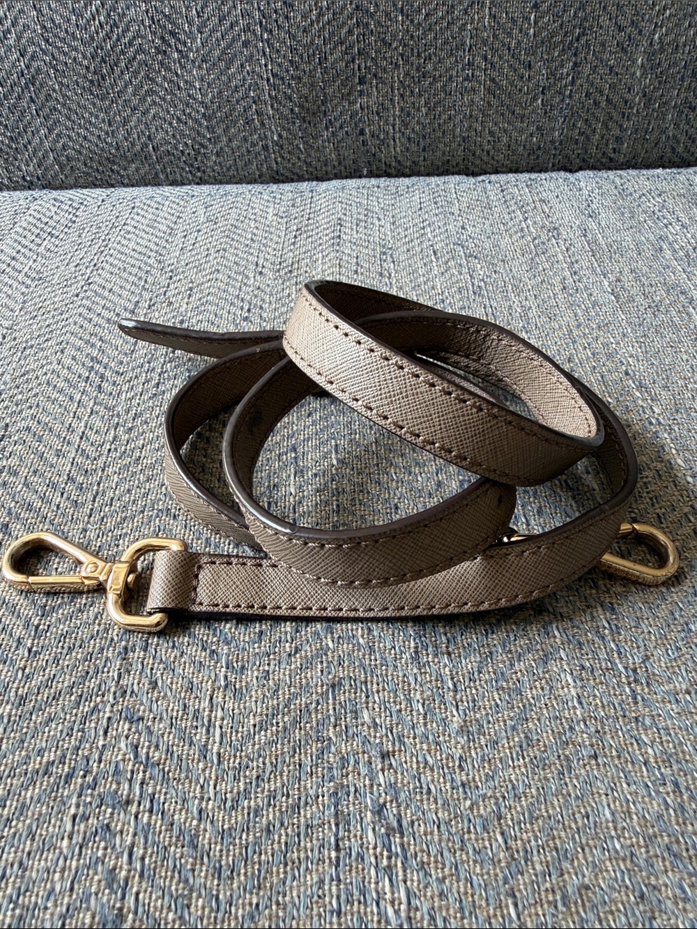 Michael Kors Taupe Saffiano Leather Replacement Strap